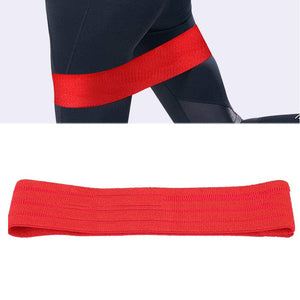 Fascia di Resistenza per Allenamento Gambe e Glutei in Nylon Rosso