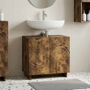 Mobile da bagno Rovere Fumo 60 x 41 x 58 cm 8011617