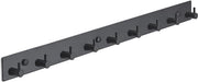 Capocasotto in Acciaio con Maniglia - 60 cm - Nero Opaco - Capocasotto per Parete - Design a Sospensione - Capocasotto per Asciugamani