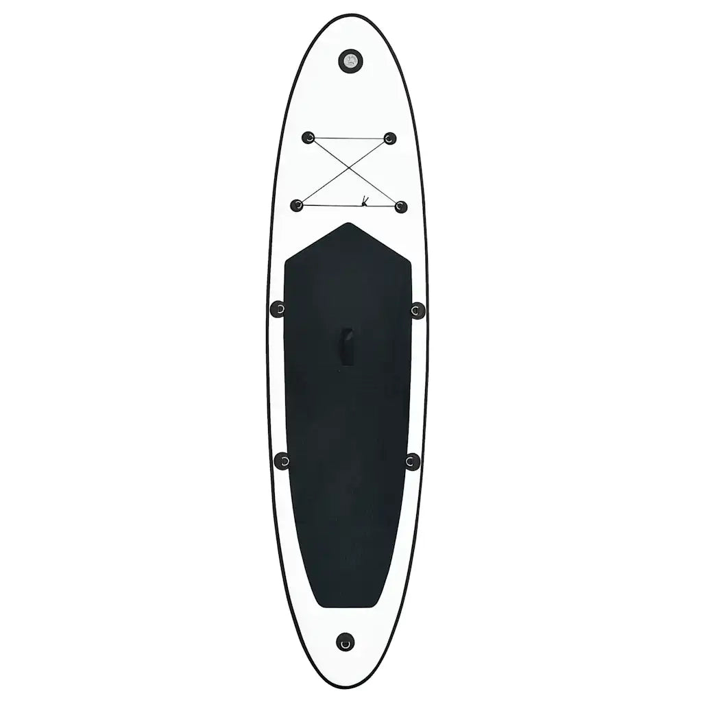 Set Tavola Gonfiabile da SUP Nero e Bianco 92730