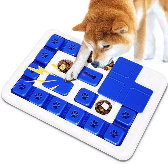 Puzzolone interattivo per cani contro la noia - Dispensatore di trattamenti per cuccioli piccoli, medi e grandi - Stimolazione cerebrale per l'intelligenza - Regali