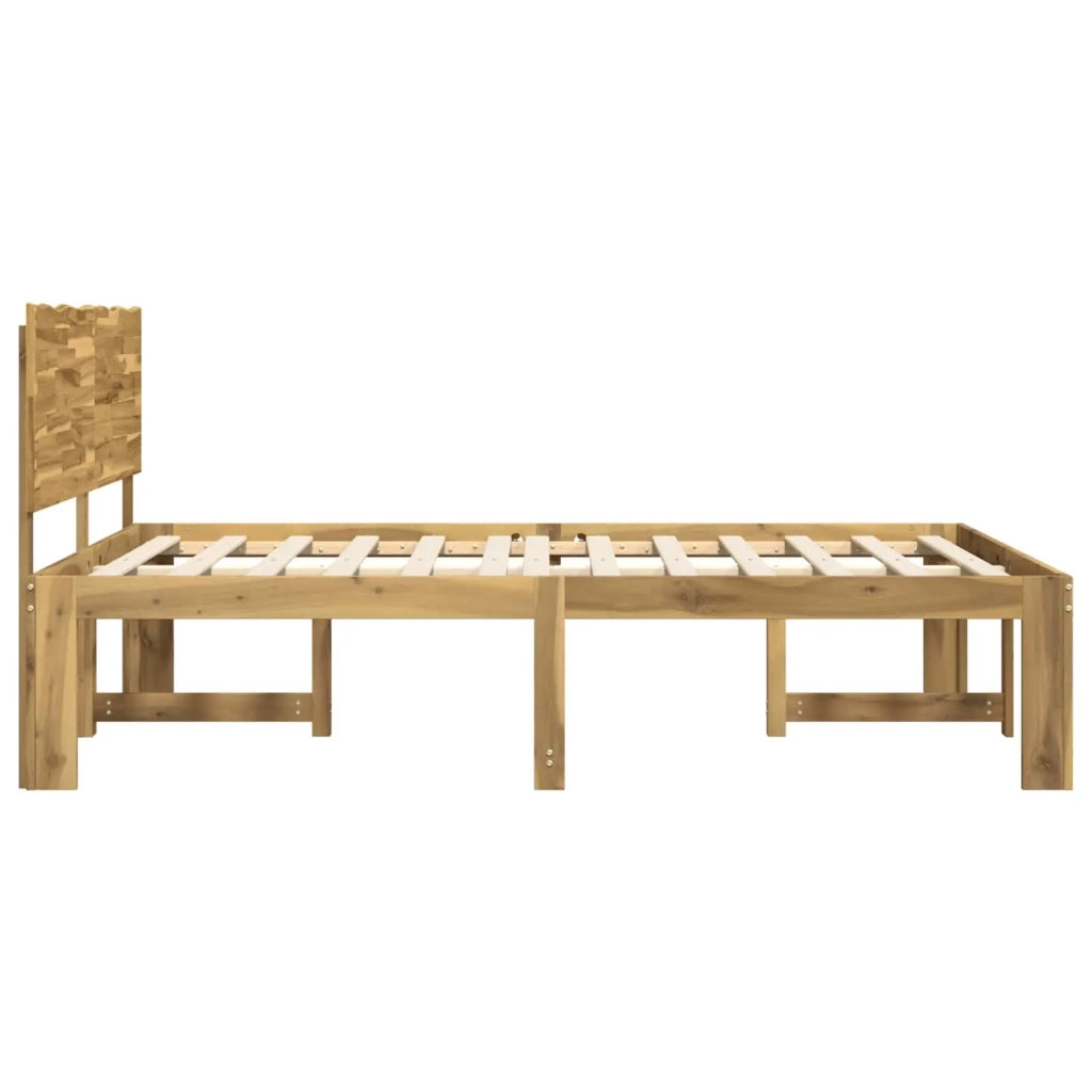 Letto matrimoniale con testiera ROSTOCK Bianco 120 x 200 cm 903421