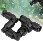 Fogger per Reptiliario Adattabile - Sistema di Nebulizzazione per Terrario - Nero Sistema di Raffreddamento per Serbatoio di Stile Regno della Foresta.