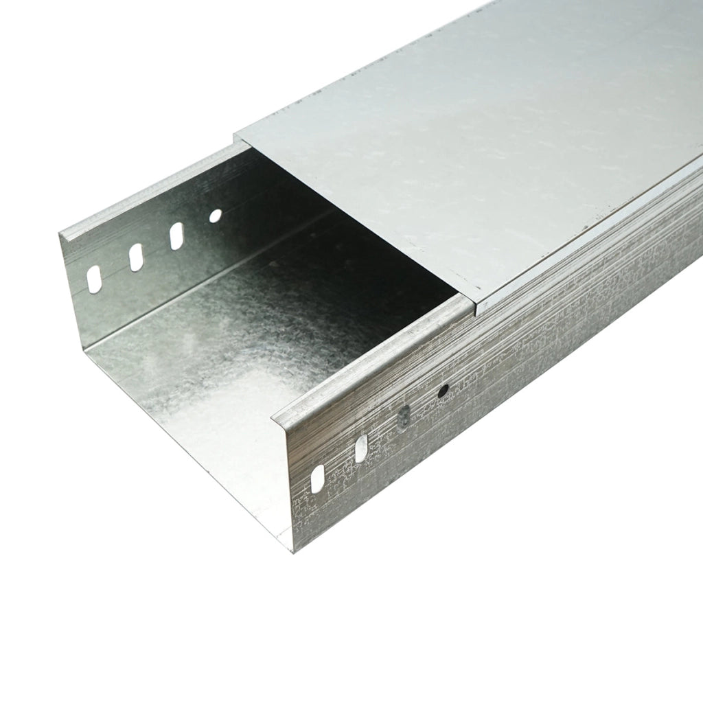 Grondaia metallica non forata, zincata 100x200x2000mm