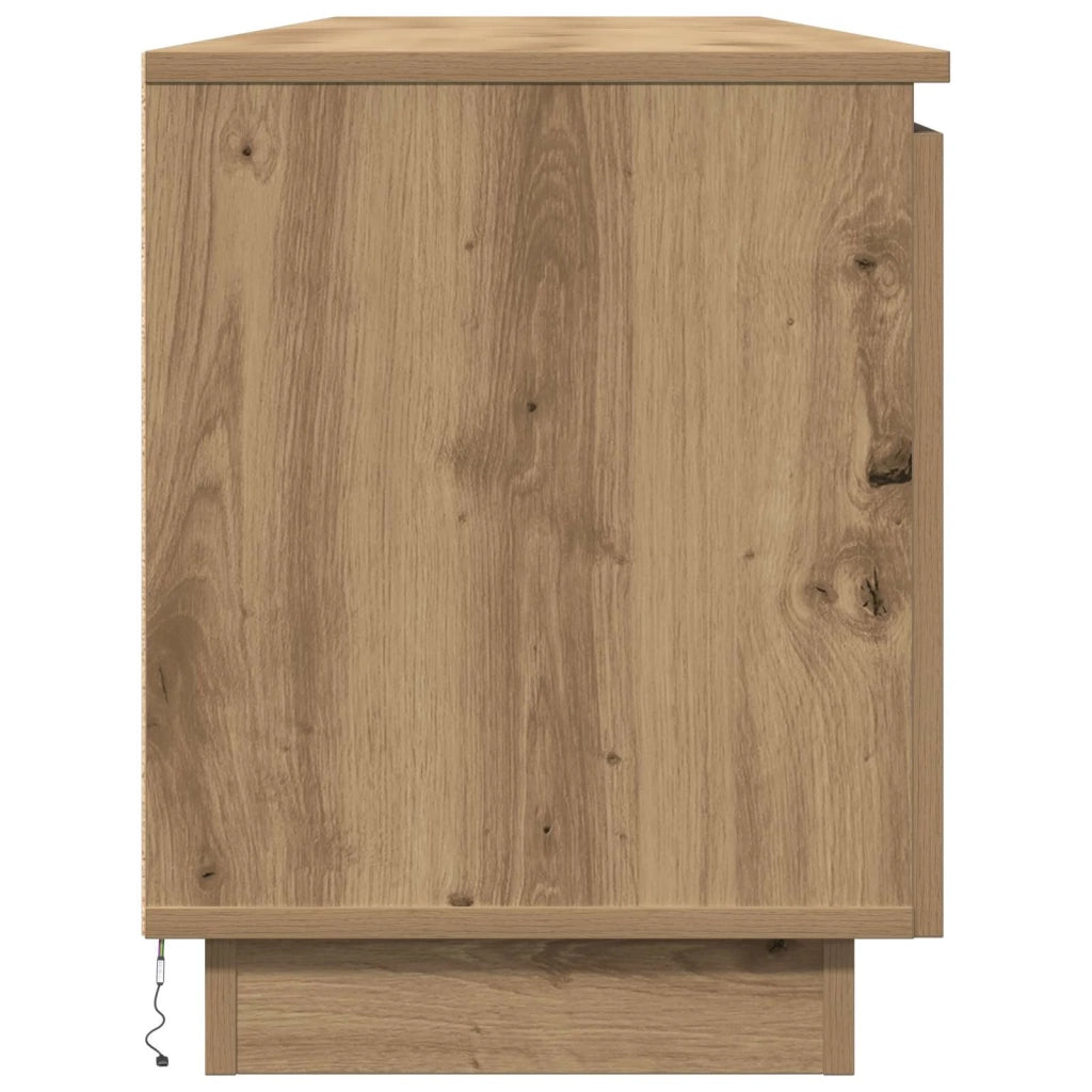Mobile TV-Credenza per TV Rovere artigianale 180 x 38 x 49 cm Legno multistrato