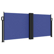 Tenda da Sole | Tenda parasole Laterale Retrattile Blu 100x1000 cm