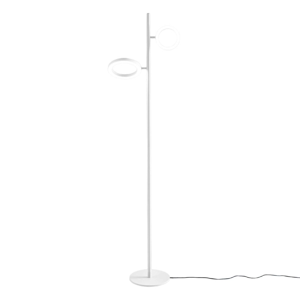 Lampada da terra GPIB32 Bianco Opaco 28W LED 1304lm 3000K Orientabile Dimmerabile _ Gealuce