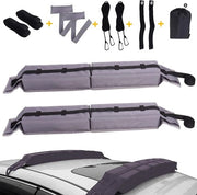Carro universale imperiale per il trasporto di 4,48 m kayak/surfboard/canoe/ski con remi e tasca di stivaggio (grigio)