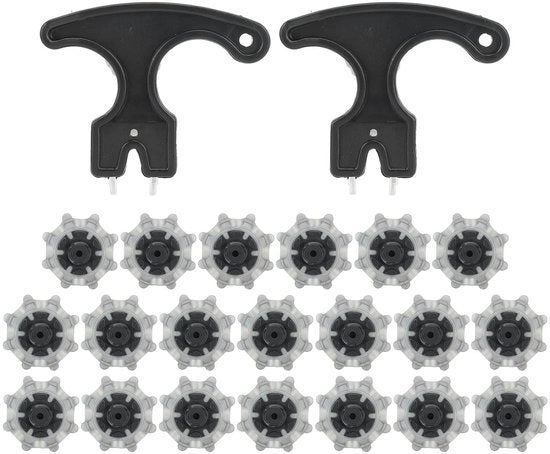 Golfnoppe da 20 pezzi - Antiscivolo - Sostituzione Spicchi da Golf - TPU - Assorbimento dell'Impatto - Sostenibile - Facile da Sostituire