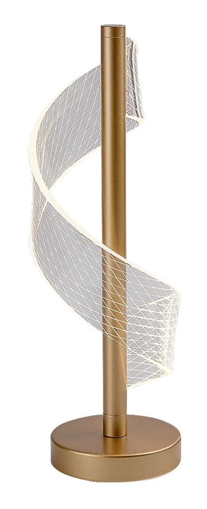 Lampada da tavolo Zofrael LED oro trasparente Rabalux