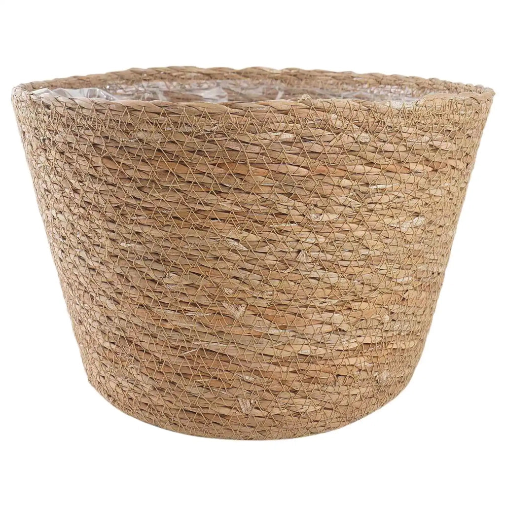 Cesti per piante in erba marina 3 pcs Naturale Ø26 x 19 cm 42012248