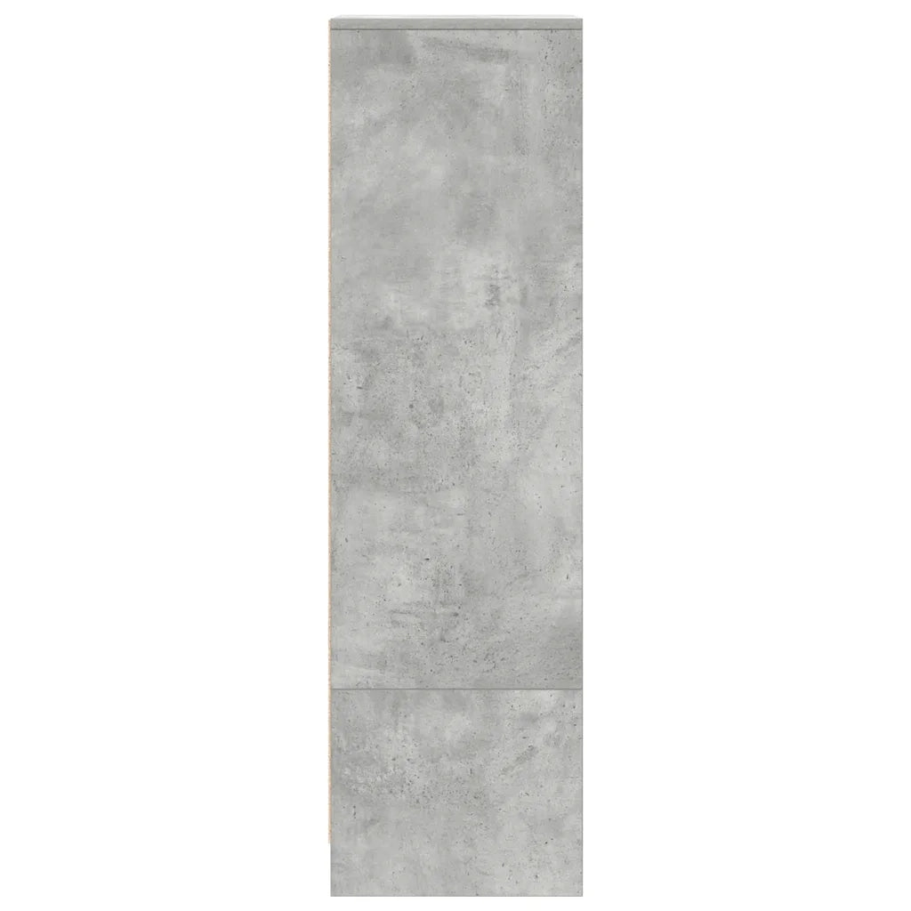 Credenza-Buffet-Armadio da cucina Grigio Cemento 29,5x34x119,5 cm in Legno Multistrato