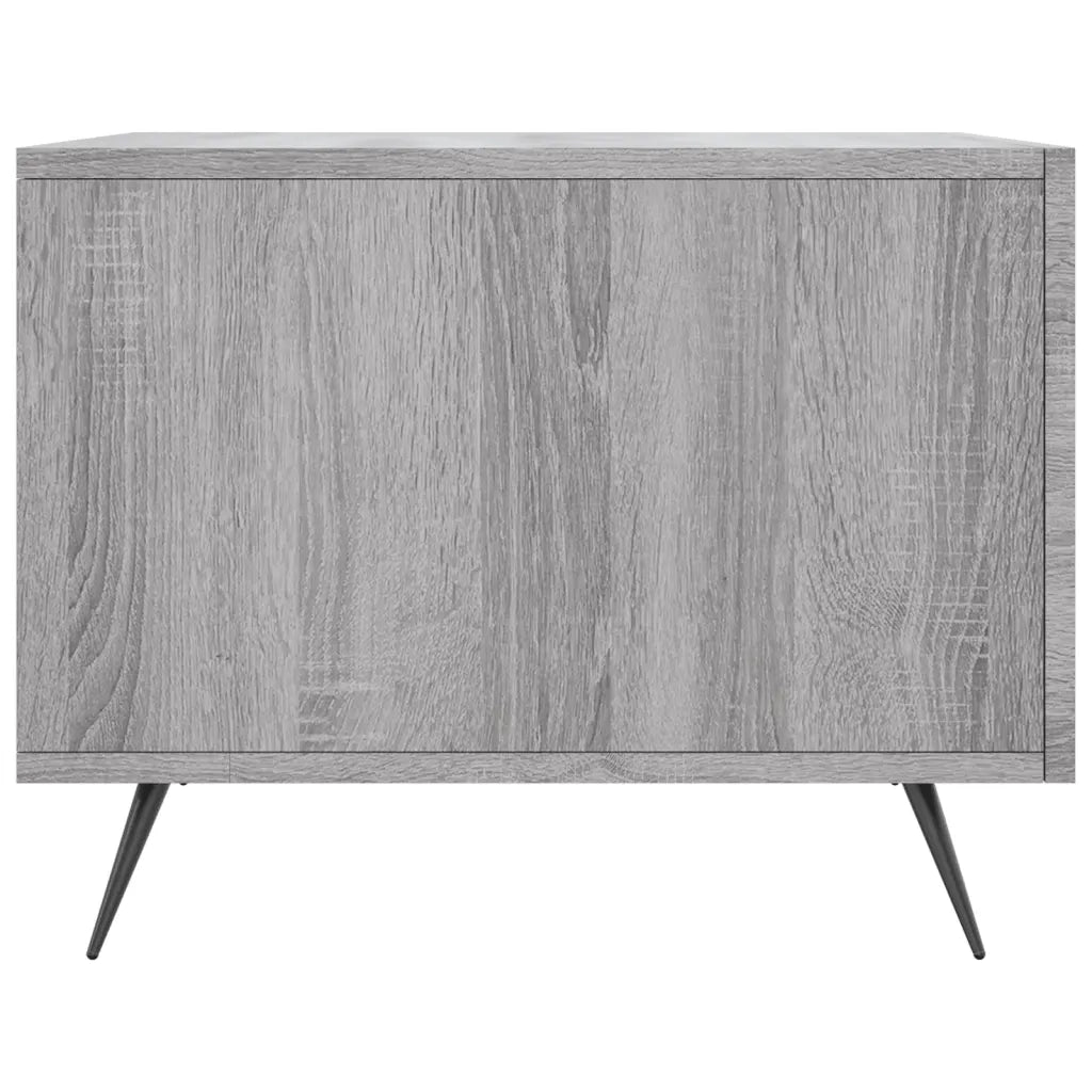 Tavolini Salotto 2pz Grigio Sonoma 50x50x40cm Legno Multistrato 829345