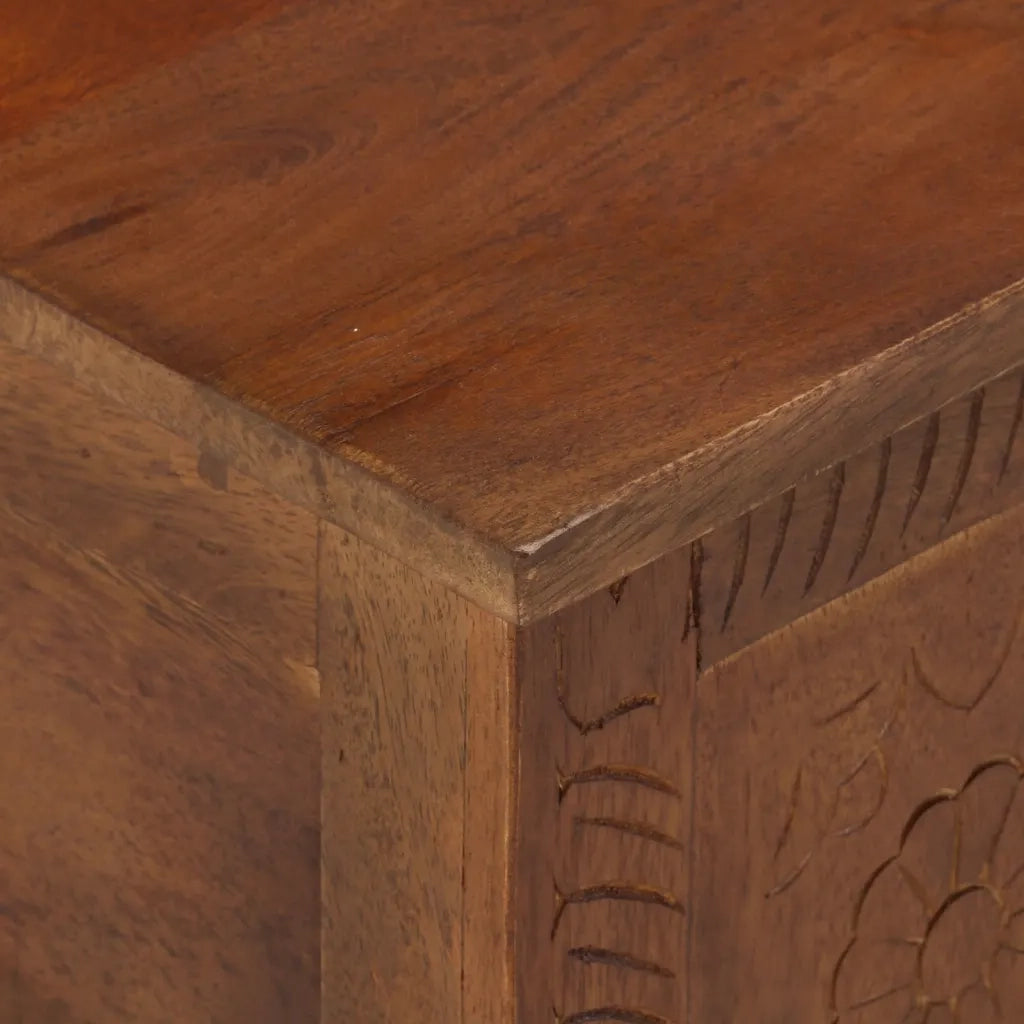 Scatola Portaoggetti 110x30x40 cm in Legno Massello di Mango cod mxl 68844