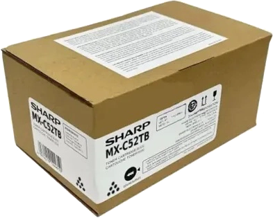 ORIGINAL Sharp toner nero MX-C52TB ~25000 Seiten