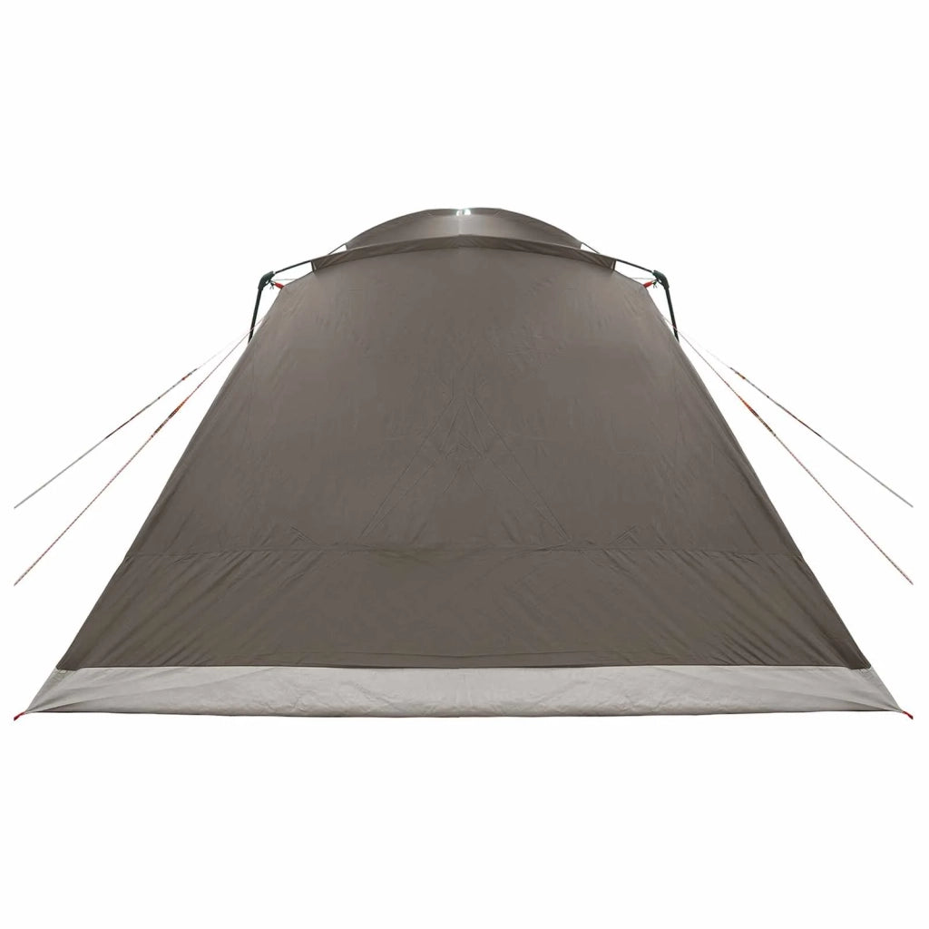 Tenda Capanna Marrone grigio 12-Persone Poliestere e Acciaio 42029009