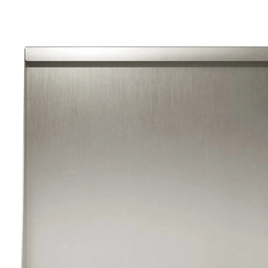Muro di contenimento 2 pz 40 x 12 x 40 cm Acciaio Inox Argento 8015252