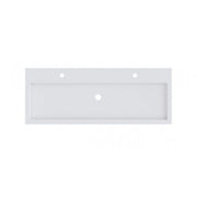 SPRING VOW RIHO lavabo 100x40x8 cm 2 fori in marmo composito