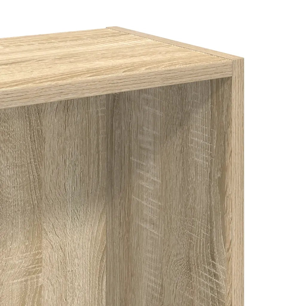 vidaXL Libreria Rovere Sonoma 80x24x75 cm in Legno Multistrato