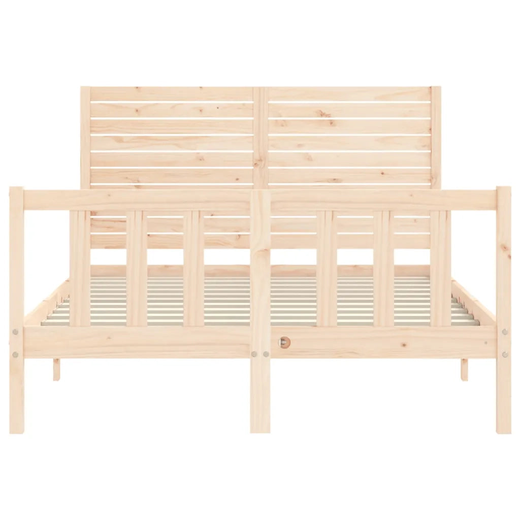 Giroletto senza Materasso-Struttura Letto 120x200 cm in Legno Massello di Pino 403900