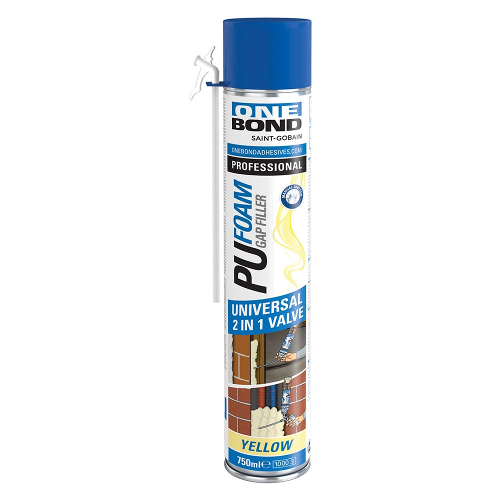 Schiuma Poliuretanica Manuale Pistola Onebond Pu Foam 12 Pezzi 750 ml