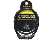 ANTIFURTO PER BICI CON COMBINAZIONE- - ø mm.8x65 cm. - 6 blister QUALITY