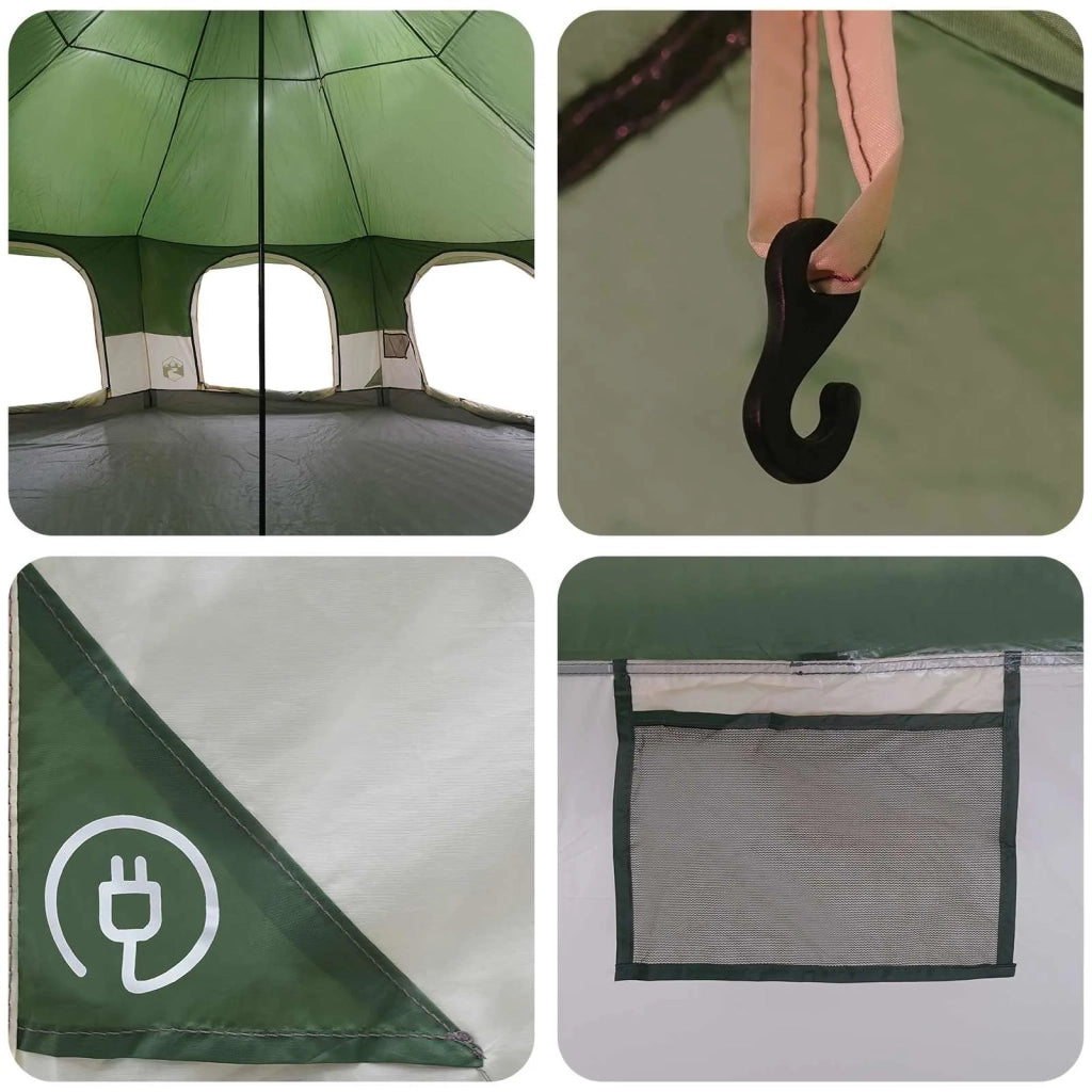 Tenda Familiare Verde 10 persone