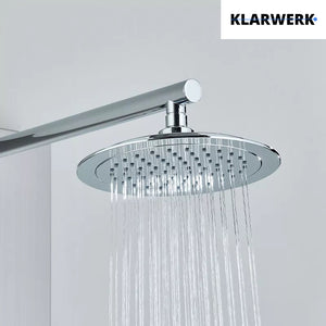 BEN | Pannello doccia soffione doccia a pioggia in acciaio inox | Sistema doccia idromassaggio spazzolata argento Miscelatore doccia rubinetto