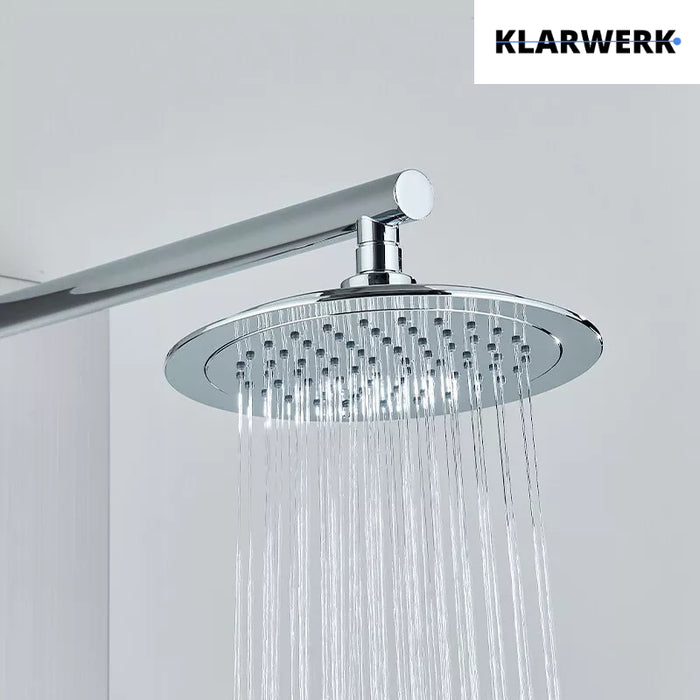 BEN | Pannello doccia soffione doccia a pioggia in acciaio inox | Sistema doccia idromassaggio spazzolata argento Miscelatore doccia rubinetto