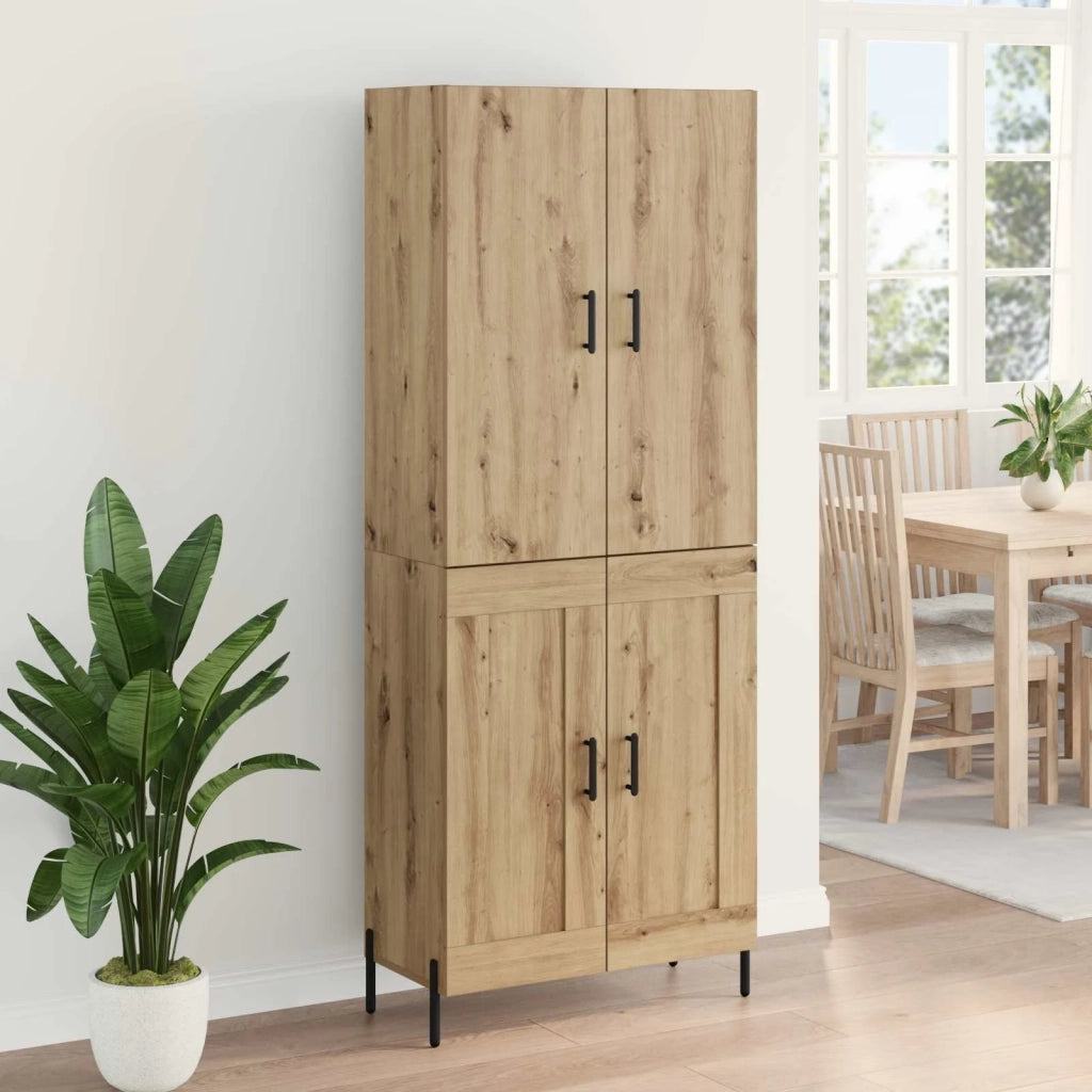 Credenza | Madia | Buffet da pranzo | Armadio da pranzo Rovere artigianale 69,5 x 34 x 180 cm