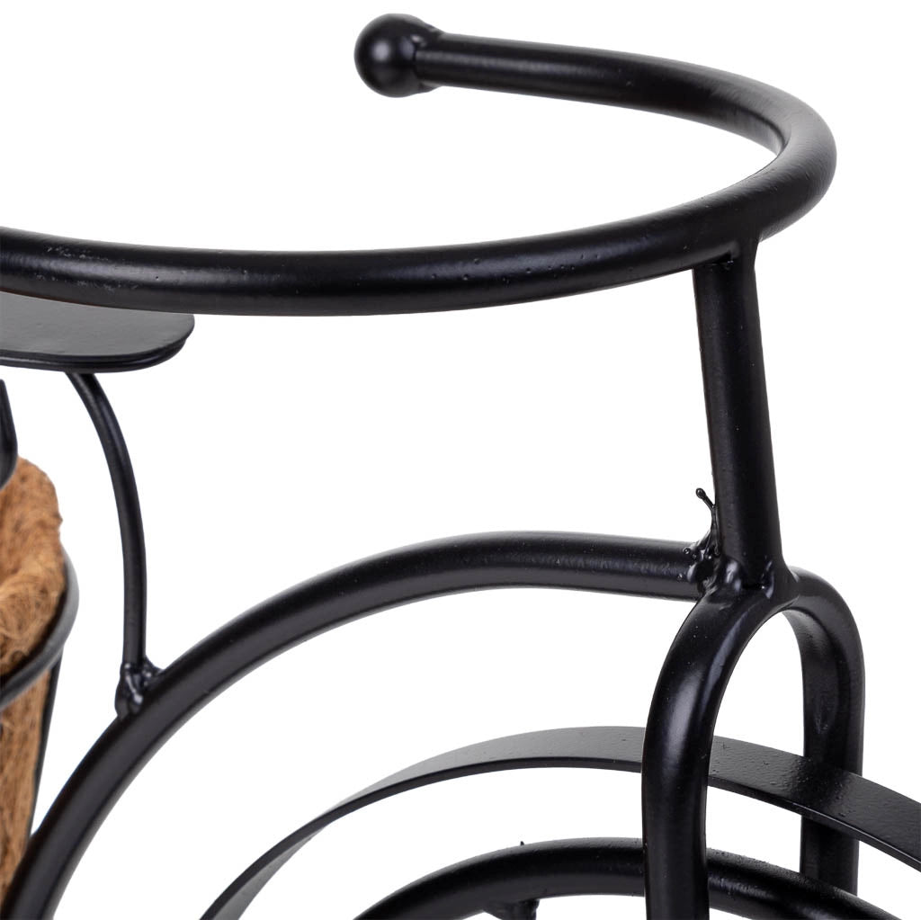 Portavaso per bicicletta nero, 40x15x29h cm