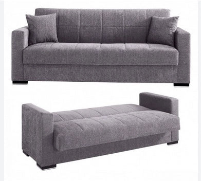 DIVANO LETTO PRONTOLETTO NORA CM. 210x80x90H COLORE BEIGE O GRIGIO