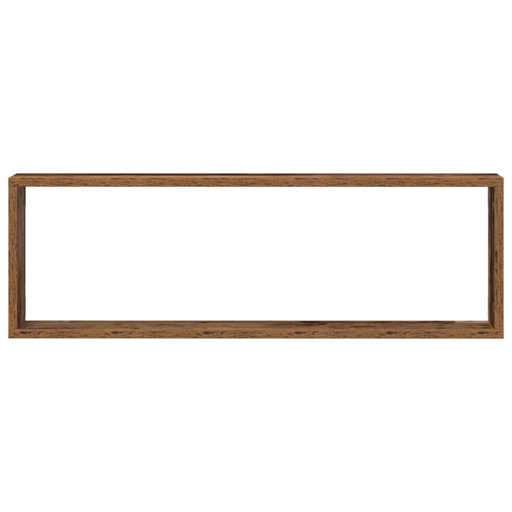 Mensole  2 pz in legno usurato 80x15x26 cm in legno ingegnerizzato