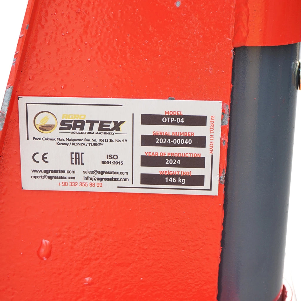 Ranghinatore portato stellare Rastrello tipo sole con 4 stelle Ø 1400 mm