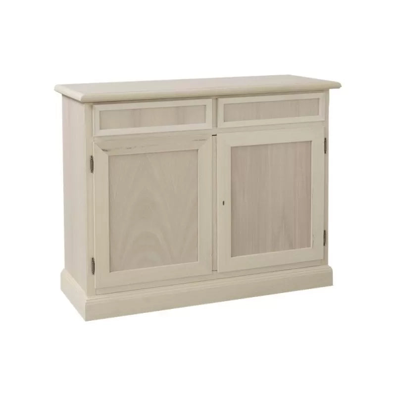 Madia credenza in legno grezza 2 ante 2 cassetti l.105 p.42 h.86 - Mobili 2G