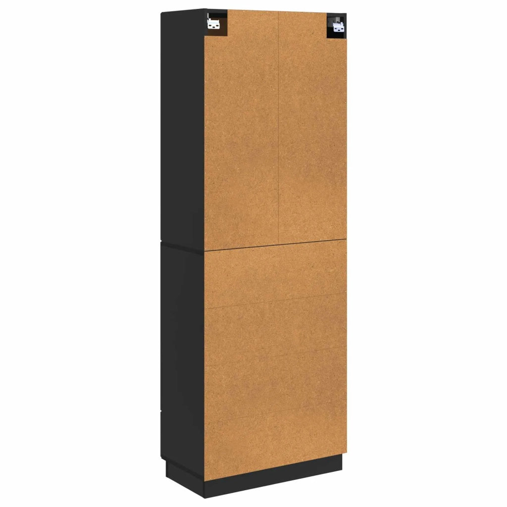 Set di armadi 2 pz Nero Legno ingegnerizzato 3416773