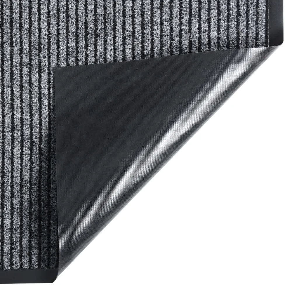 Zerbino | Tappetino Striato Grigio 80x120 cm
