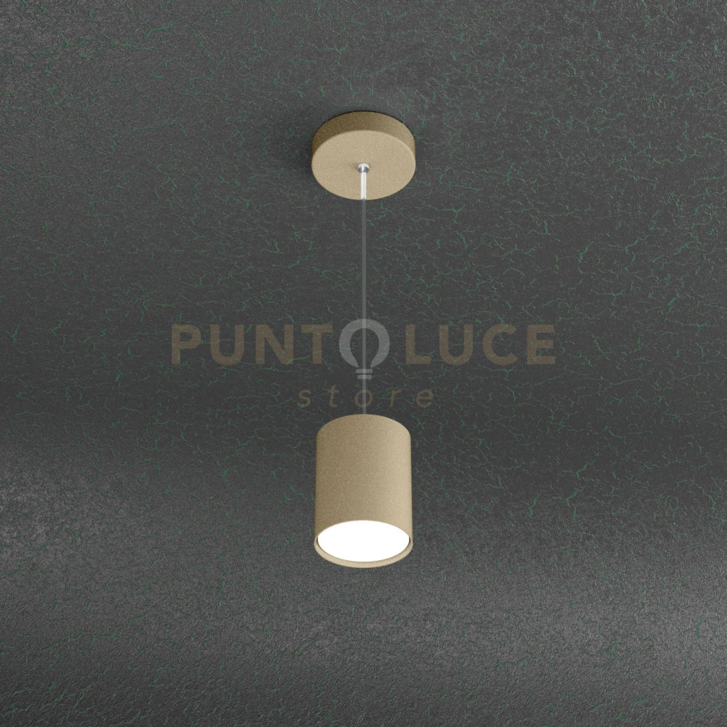 CLOUD SOSPENSIONE TUBO H.10 1 LUCE SABBIA 1128-S10-SA