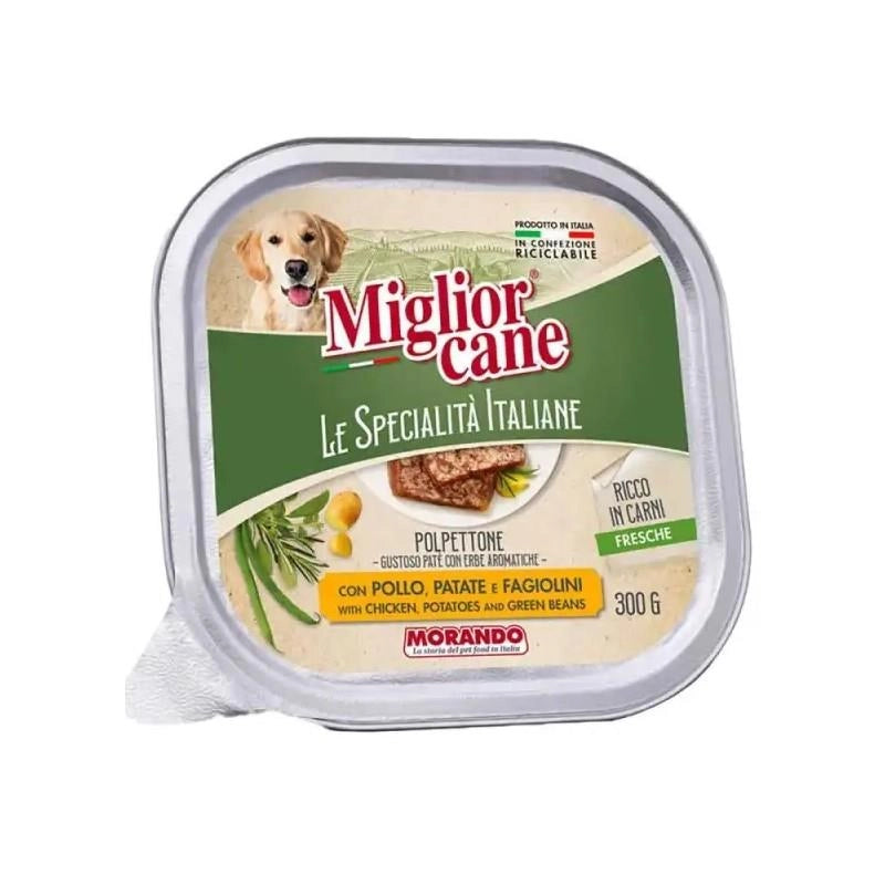 MIGLIOR CANE SPECIALITÀ PATE DA 300 GR POLLO PATATE E FAGIOLINI