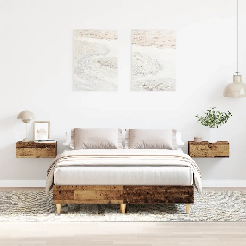 Giroletto senza Materasso Legno Antico 120x190 cm in Truciolato 861082
