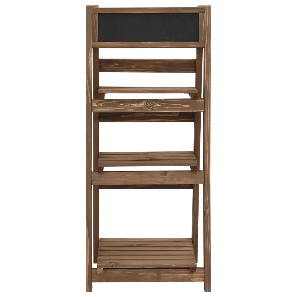 Piedistallo piante | Sostegno per piante 3 Livelli con Lavagna 40x30x90cm Legno Abete