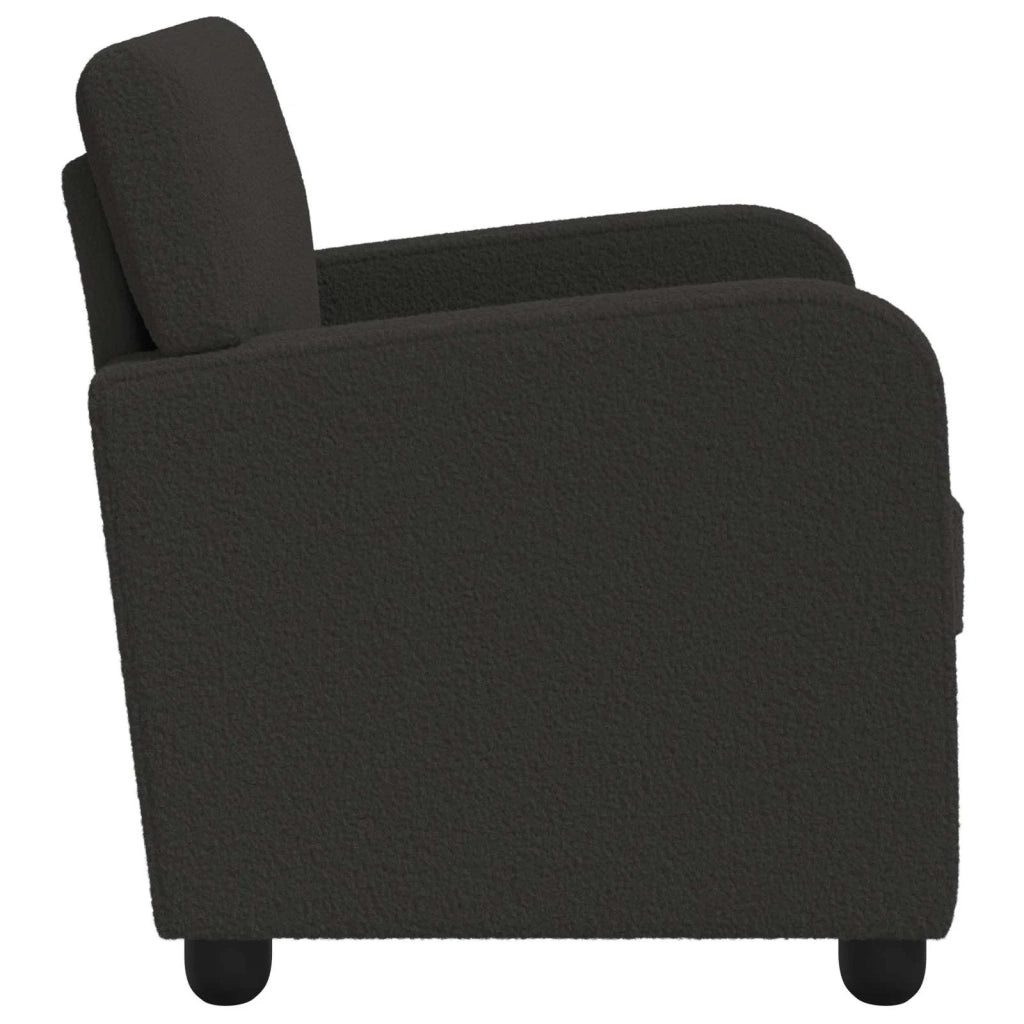 Poltrona Nero Pelliccia sintetica di agnello 42043410