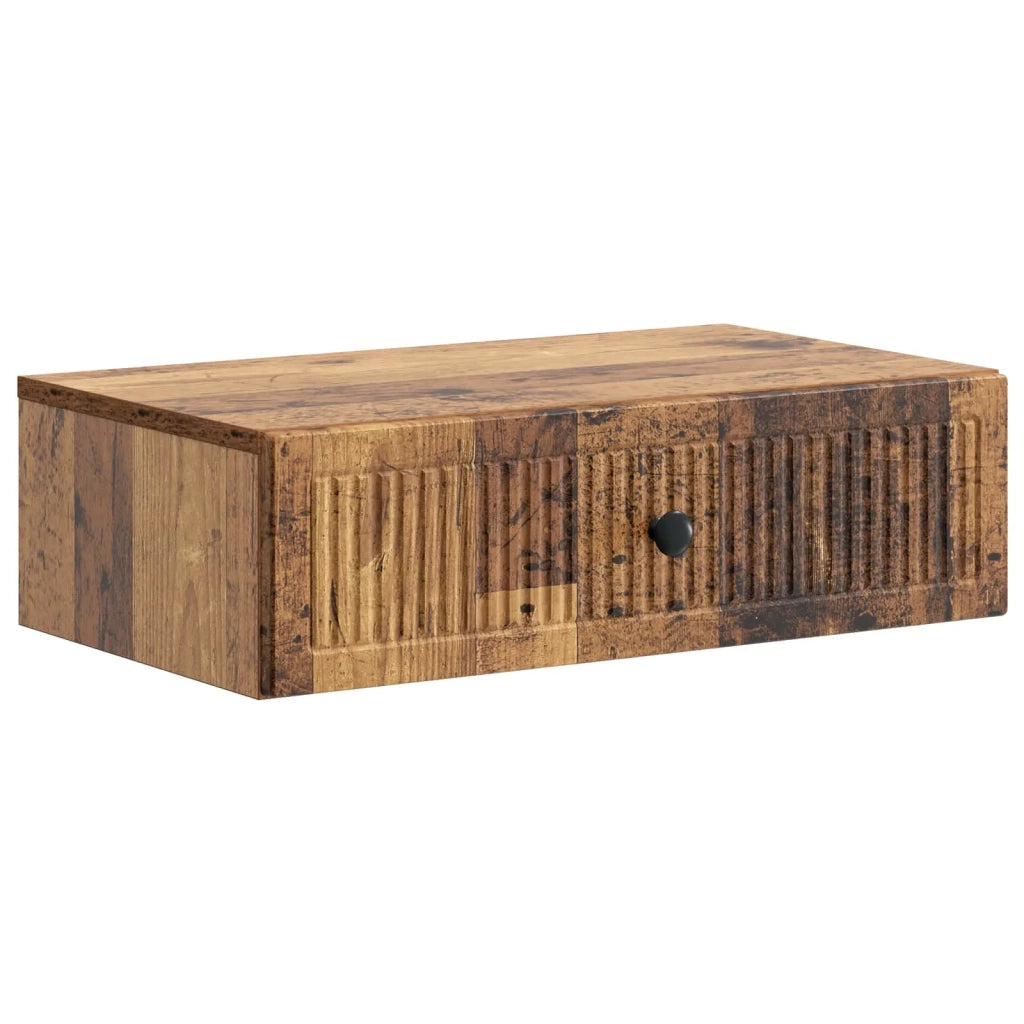Tavolino da Parete Laterale Legno antico 59 x 34,5 x 17 cm 897983