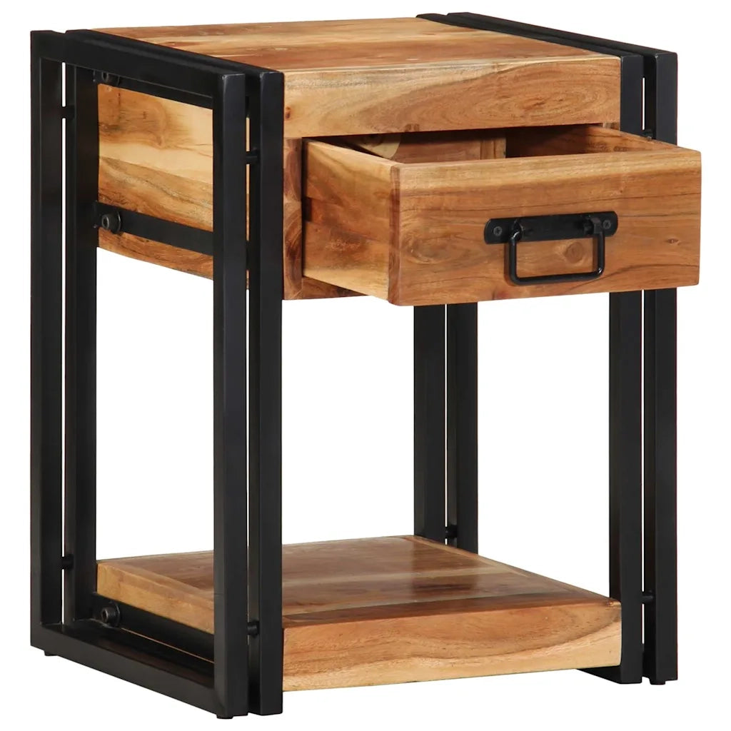 Armadio da Notte 2 pcs 40 x 35 x 50 cm Legno di Acacia Massello 4016693