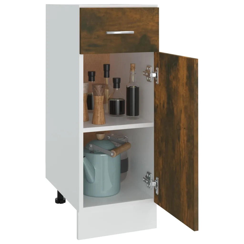 Mobile con Cassetto “Lyon” Rovere Fumo 30x46x81,5 cm 815567