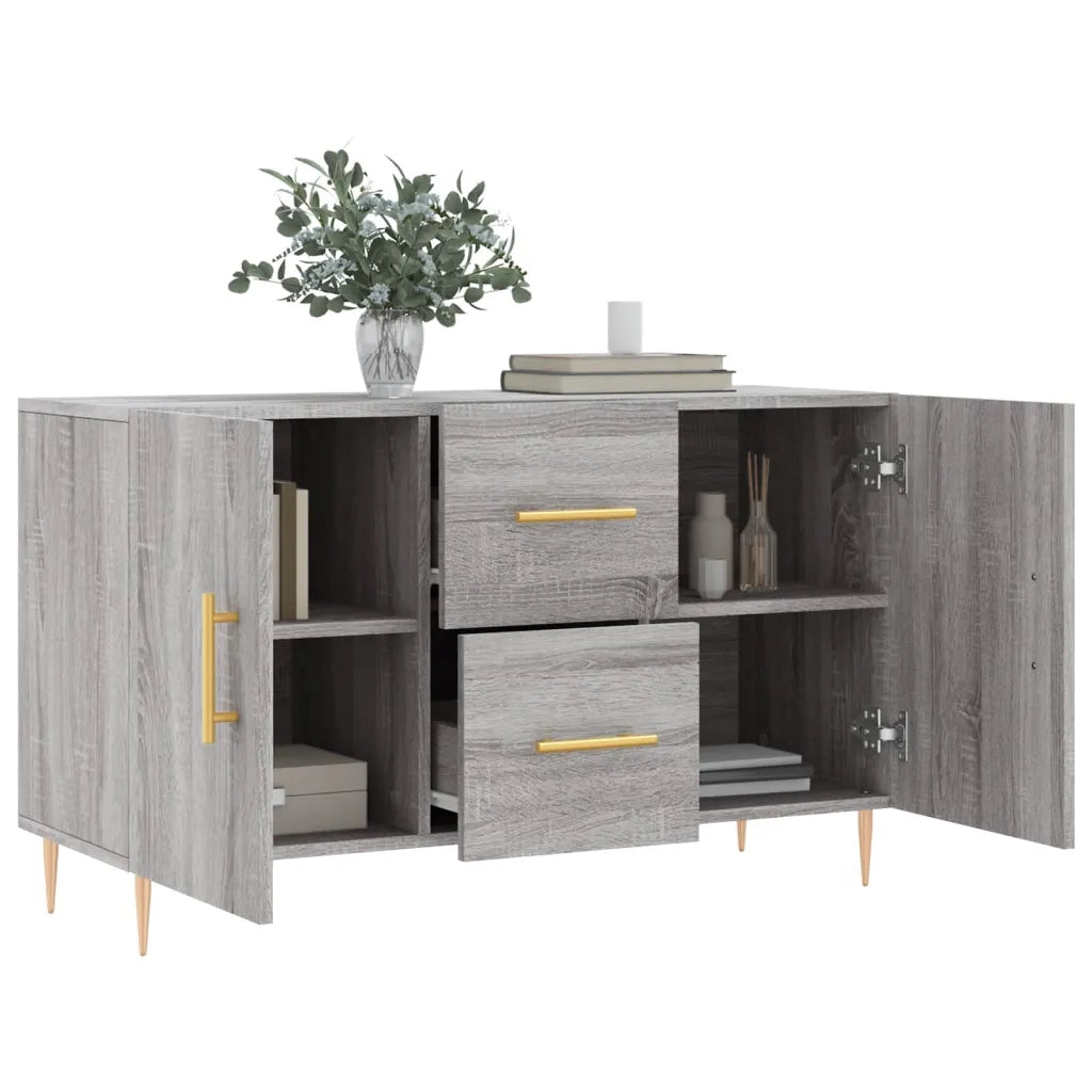 Credenza Grigio Sonoma 100x36x60 cm in Legno Multistrato 828162