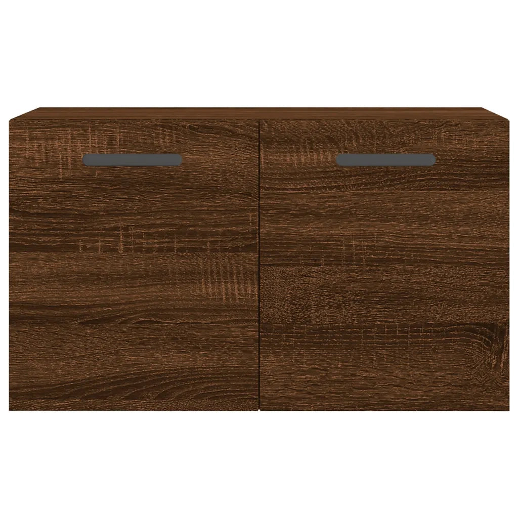 Armadietto a Muro | Mobile a Parete Rovere Marrone 60x36,5x35 cm Legno Multistrato