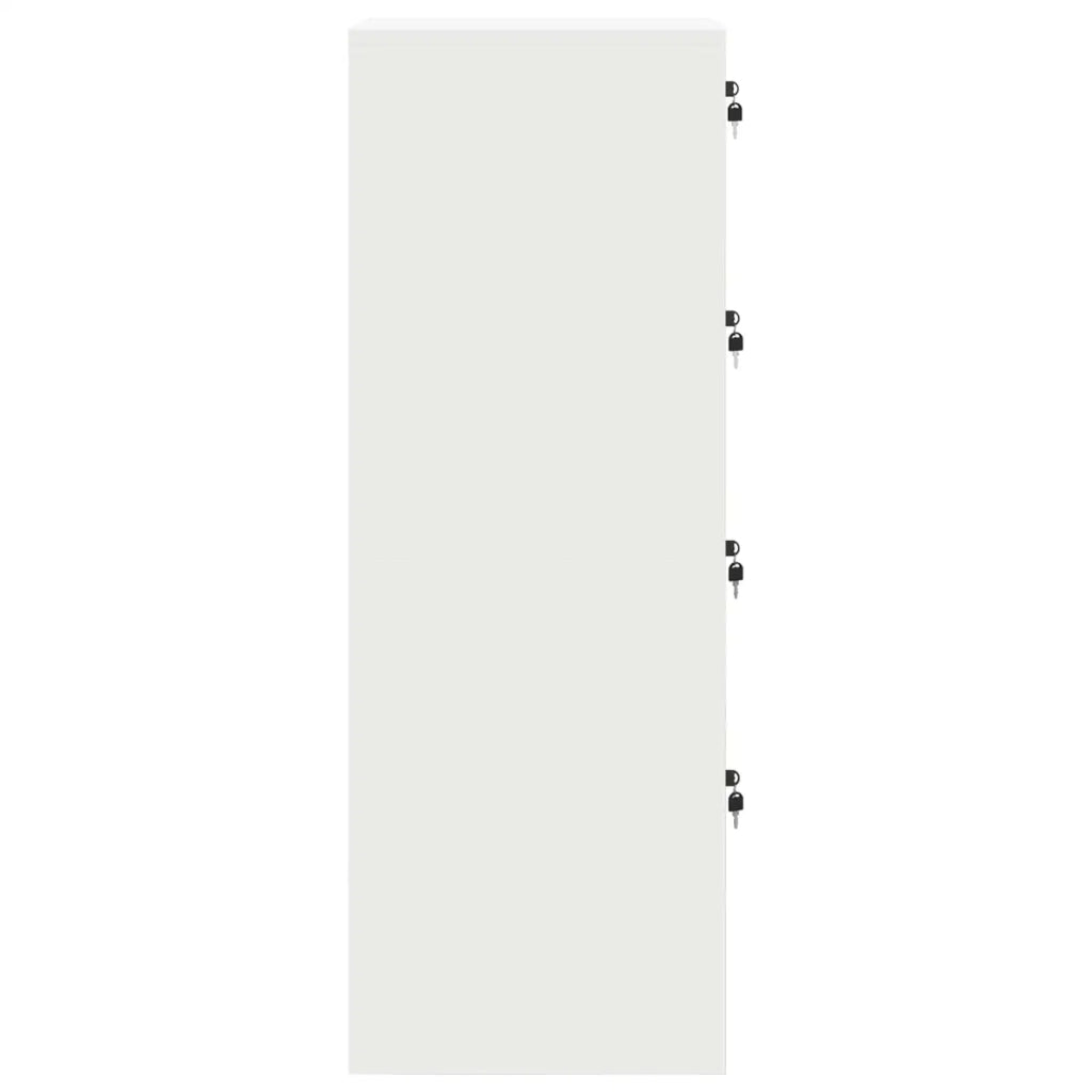 Armadio per File con cassetto 2 pcs Bianco 44 x 50 x 139 cm 3406159