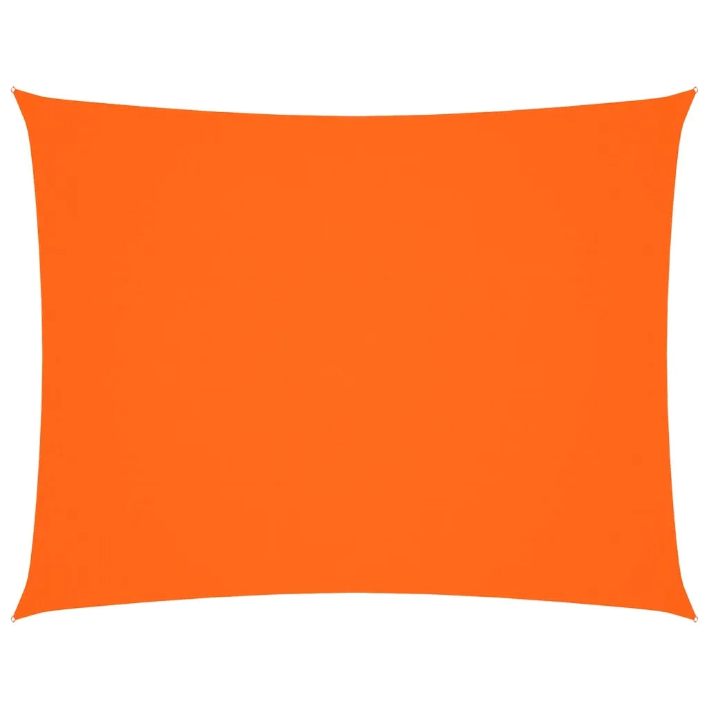 Parasole a Vela Oxford Rettangolare 4x5 m Arancione