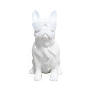 Scultura Bulldog Francese Pop Art con Occhiali da Sole